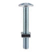 Picture of M6 x 20mm Roofing Bolts & Square Nuts (Pack of 12)