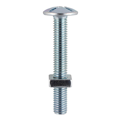 Picture of M6 x 25mm Roofing Bolts & Square Nuts (Pack of 10)