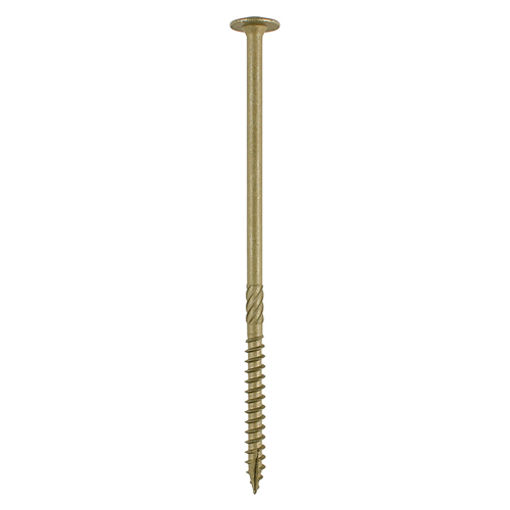 Picture of In-Dex 6.7mm x 125mm Green Wafer Head Timber Screws (Pack of 5)