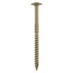 Picture of In-Dex 6.7mm x 95mm Green Wafer Head Timber Screws (Pack of 6)