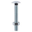 Picture of M8 x 120mm Carriage Bolt & Hex Nut