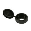 Picture of Large Black Hinged Screw Cover Caps