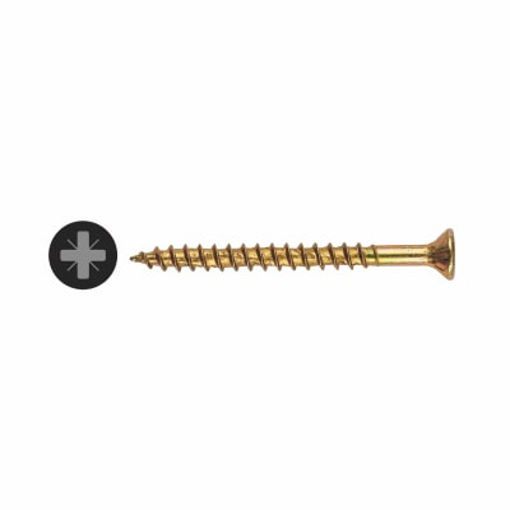 Picture of Velocity 4.0mm x 40mm PZ2 Woodscrews