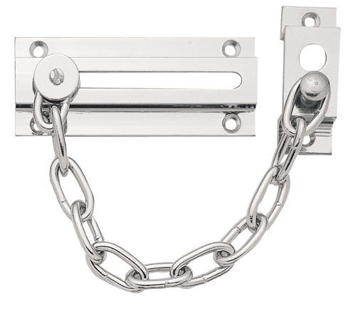Picture of Chrome Security Door Chain