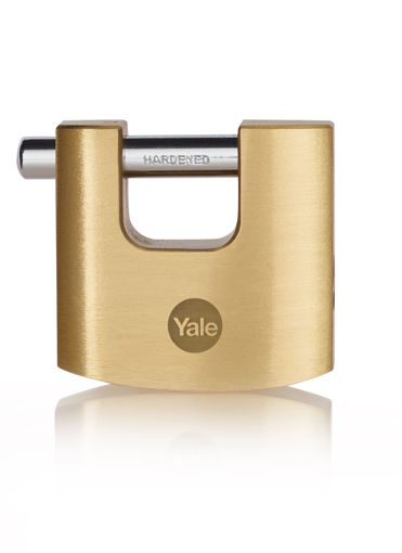 Picture of Yale 60mm Brass Shutter Padlock