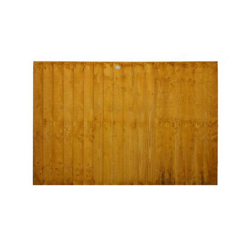 Picture of TAFS Fully Framed Featheredge Autumn Gold Fence Panel