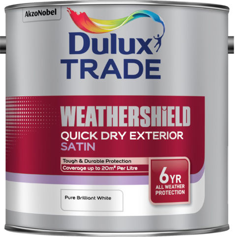 Picture of Dulux Trade Weathershield Quick Dry Exterior Satin Paint