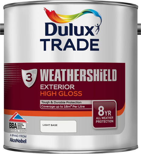 Picture of Dulux Trade Weathershield Exterior High Gloss Mixed Paint