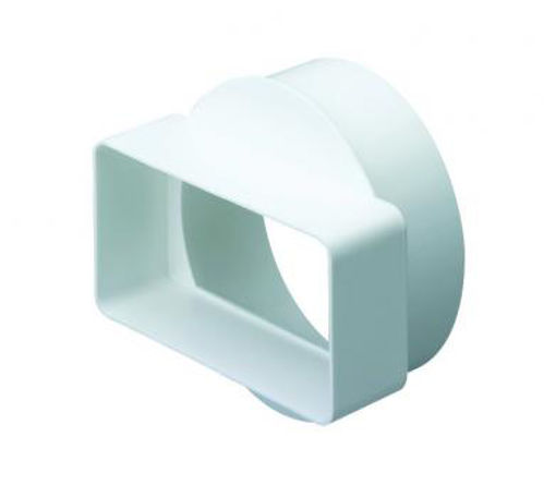 Picture of Domus S100 Short Rectangular to 100mm Round Adaptor