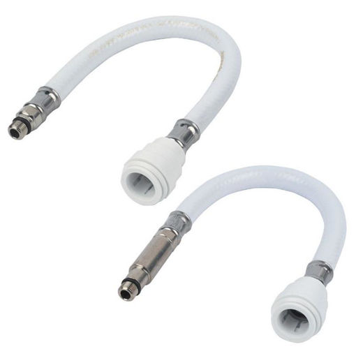 Picture of Speedfit 15mm x M10 White Monobloc Flexi Hoses