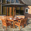 Picture of Willington Grey Wooden Parasol