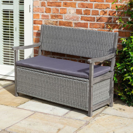 Picture of Alderley Rattan Storage Bench