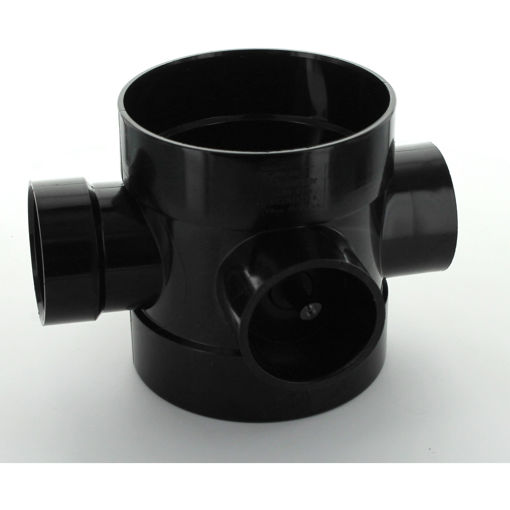 Picture of Hunter 110mm x 50mm Black Short Boss Pipe
