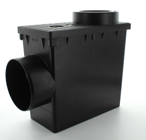 Picture of Hunter 110mm Black Rainwater Gully Outlet