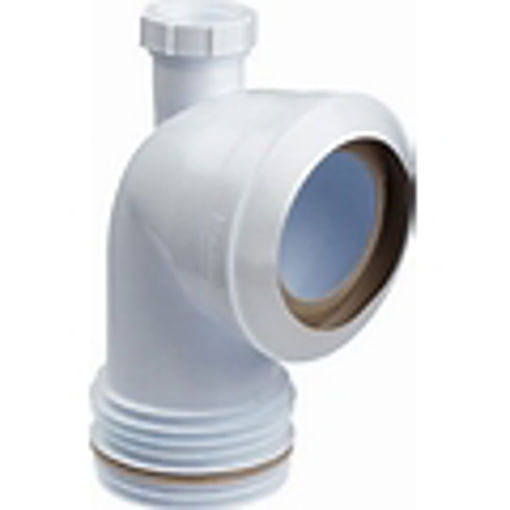 Picture of Multikwik Pan Connector with 90 Degree Bend & 40mm Boss