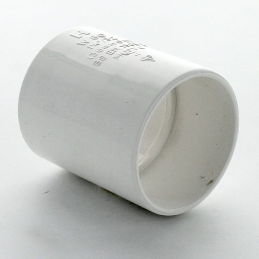 Picture of Hunter 40mm White Straight Coupling