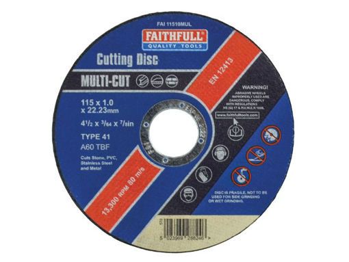 Picture of Faithfull 115mm Multi-Purpose Cut Off Discs