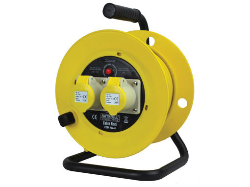Picture of Faithfull 25m 110V Cable Reel