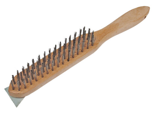 Picture of Faithfull Heavy-Duty Wire Brush with Scraper