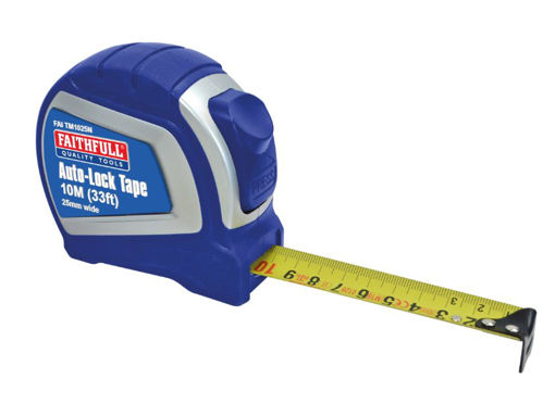 Picture of Faithfull 10m Auto-Lock Tape Measure