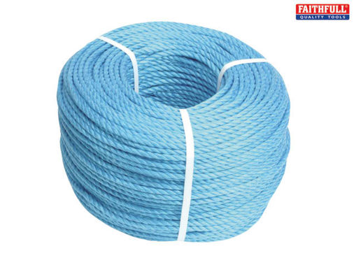 Picture of Faithfull 6mm x 30m Blue Poly Rope