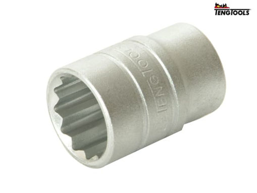 Picture of Teng 21mm x 1/2" Drive 12-Point Bi-Hex Socket