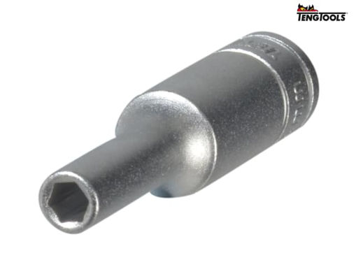 Picture of Teng 7/16" x 1/4" Drive 6-Point Hex Regular AF Deep Socket