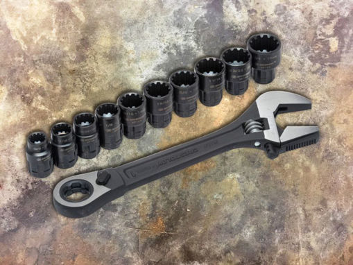 Picture of Crescent Adjustable Wrench & Spline Socket Set (Pack of 11)