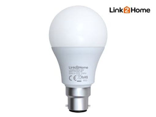 Picture of Link2Home Wi-Fi B22 LED Lamp with RGB