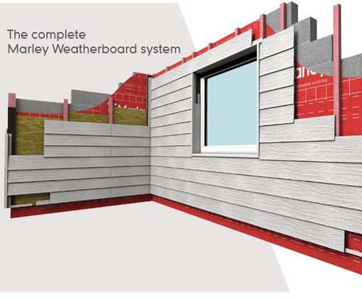 Picture of Marley Weatherboard Asymmetric External Corner