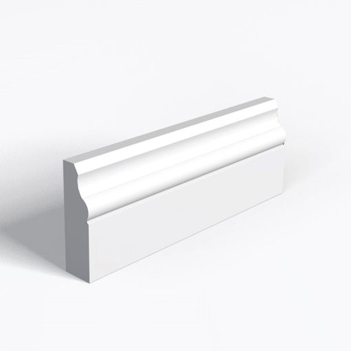 Picture of 18mm x 68mm White Primed MDF Ogee Architrave - 4.2m length