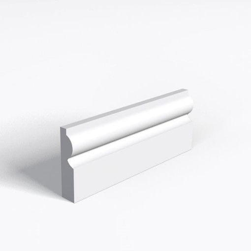 Picture of 18mm x 68mm White Primed MDF Torus Architrave - 4.2m length