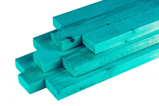 Picture of 25mm x 50mm Blue Treated Roofing Batten