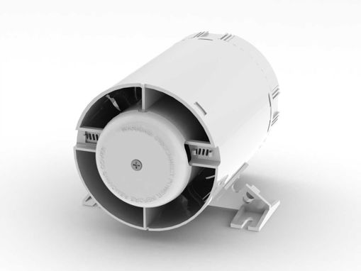 Picture of Domus Sapphire 100mm In-Line Axial Fan Kit with Timer