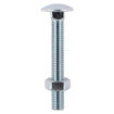 Picture of M10 x 220mm Carriage Bolt & Hex Nut