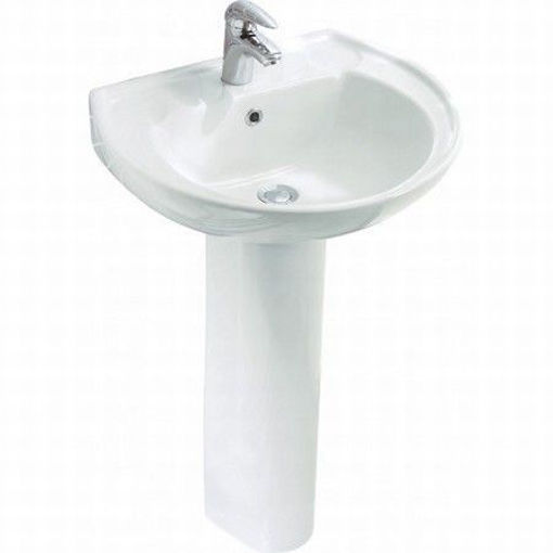 Picture of Lecico Atlas Trade 2TH Basin & Pedestal Set