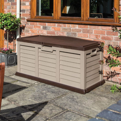 Plastic Storage Box/Bench Mocha | Kellaway Building Supplies