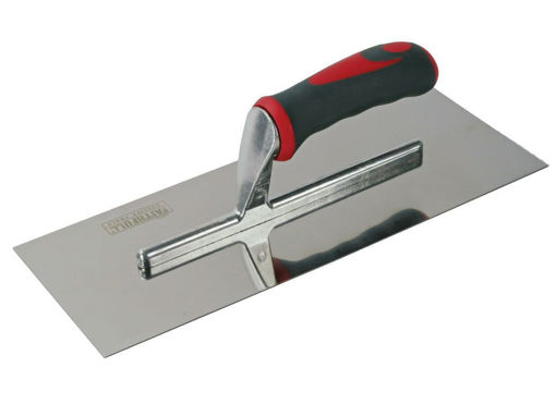 Picture of Faithfull 330mm Soft Grip Stainless Steel Plasterers Trowel