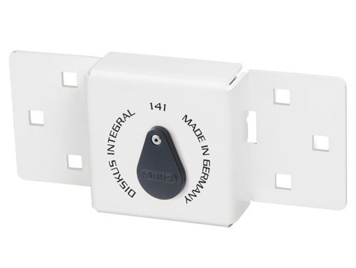 Picture of Diskus Integral White Van Lock with Padlock