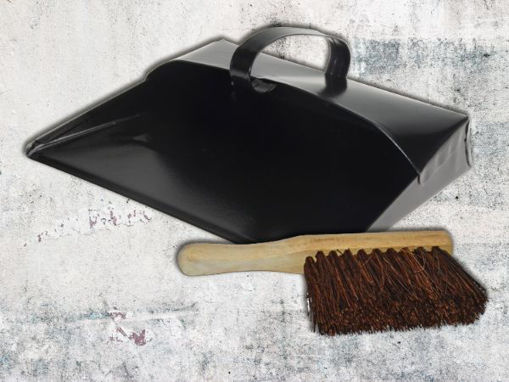 Picture of Faithfull Metal Dustpan with FREE Brush