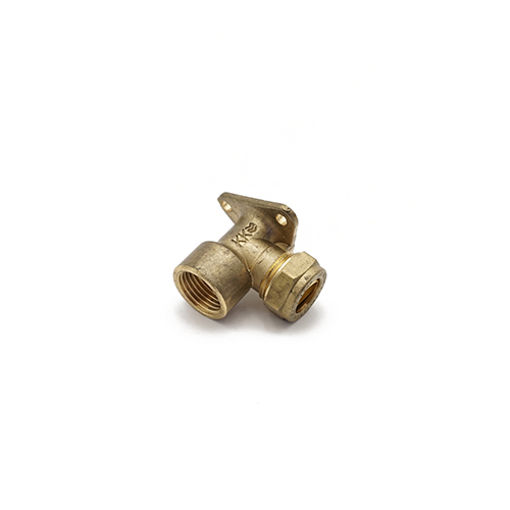 Picture of Prepacked Female Iron Compression Wallplate Elbow