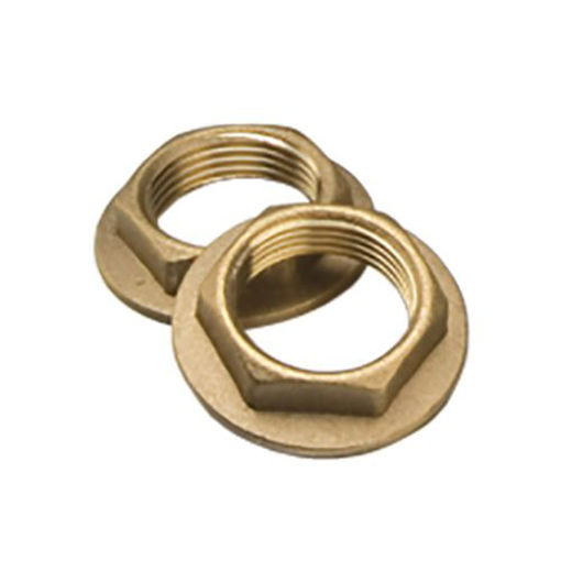 Picture of Prepacked 3/4" Brass Heavy Backnuts