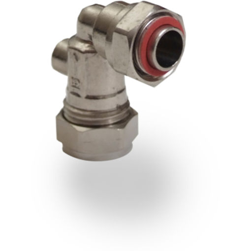 Picture of 15mm x 1/2" Chrome Angled Service Valve