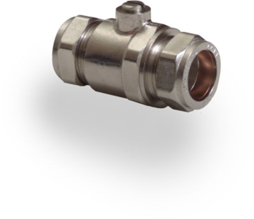 Picture of 22mm Chrome Full Bore Isolating Valve