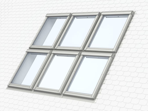 Picture of Velux Duo 8mm Slate Flashing with 100mm Gap