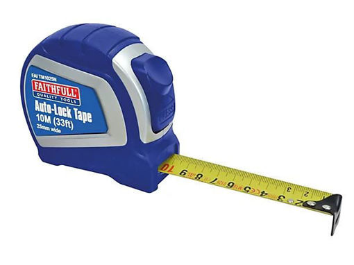 Picture of Faithfull 10m Auto-Lock Tape Measure