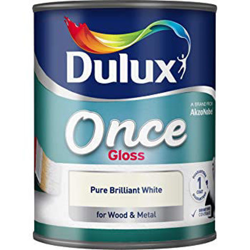 Picture of Dulux Once Gloss Pure Brilliant White