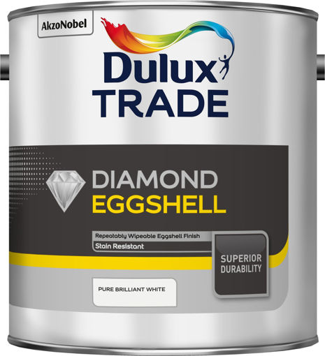 Picture of Dulux Trade Diamond Eggshell Pure Brilliant White