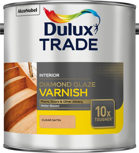 Picture of Dulux Trade Diamond Glaze Varnish Satin