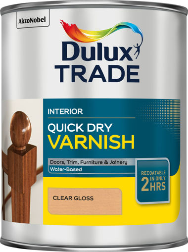 Picture of Dulux Trade Quick Dry Varnish Clear